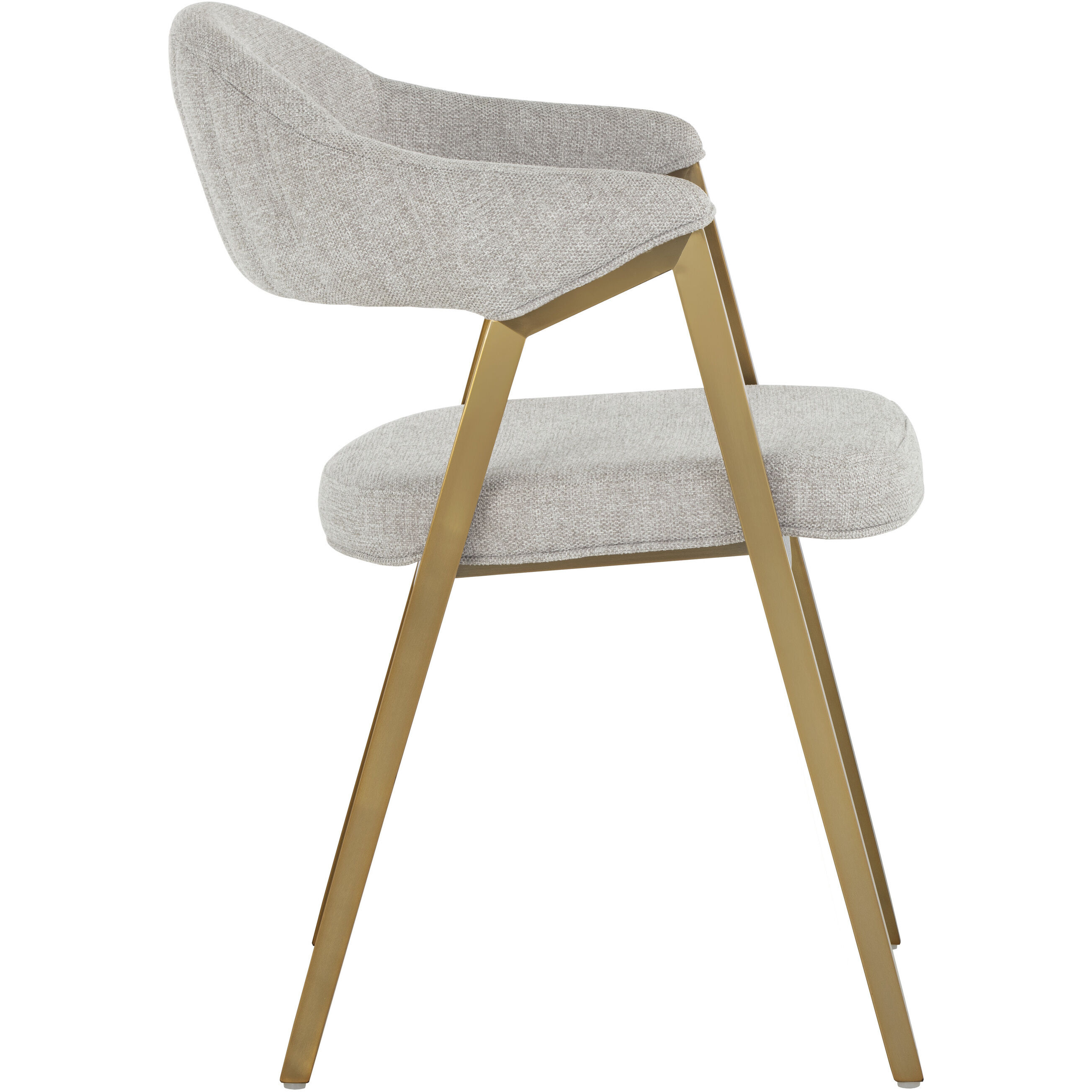 Burgos Belfast Heather Grey Dining Armchair